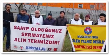 En Uzun Grev... Cam İşçilerinin Grevi 226'ncı Gününde